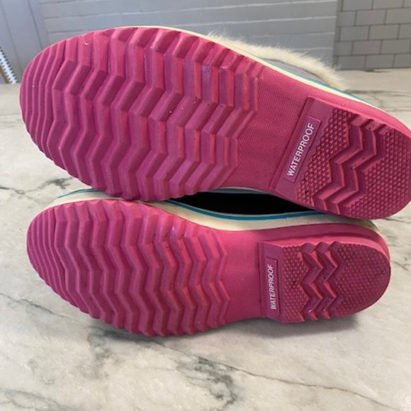 Sorel Womens Joan Of Arctic NY1858-060 Gray Pink Winter Duck Boots Size 38 - Picture 5 of 6